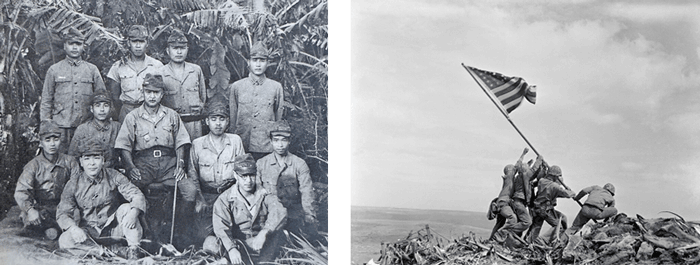 硫黄島の戦い　モノクロ写真