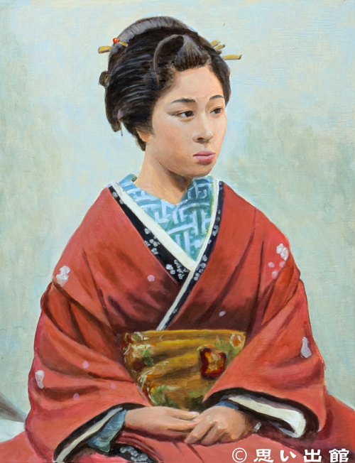 一条美賀子　カラーに描いた画像