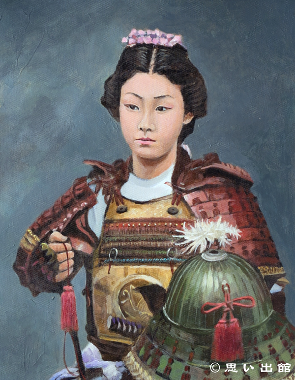 女武者　カラー画像