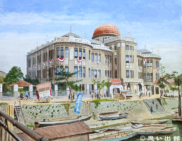 産業奨励館　カラー化画像